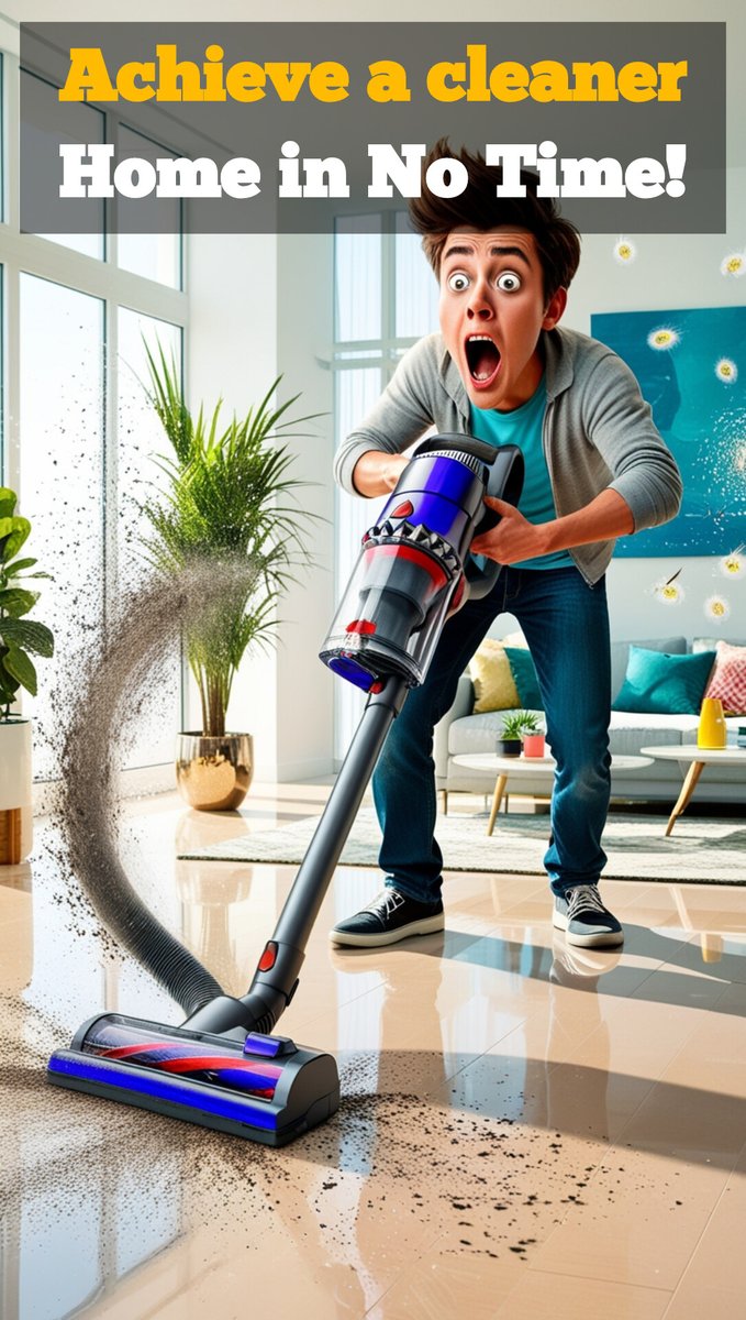 RyderGerardX's tweet image. Boost Your Vacuuming!

1. Use Attachments: Reach tricky spots.  
2. Vacuum Slowly: Ensure a deeper clean.  
3. Adjust Settings: Optimize for surfaces.  
4. Focus on High-Traffic Areas: Extra attention needed.  
5. Regular Maintenance:  Clean filters often.  
 #vacuumtips #clean