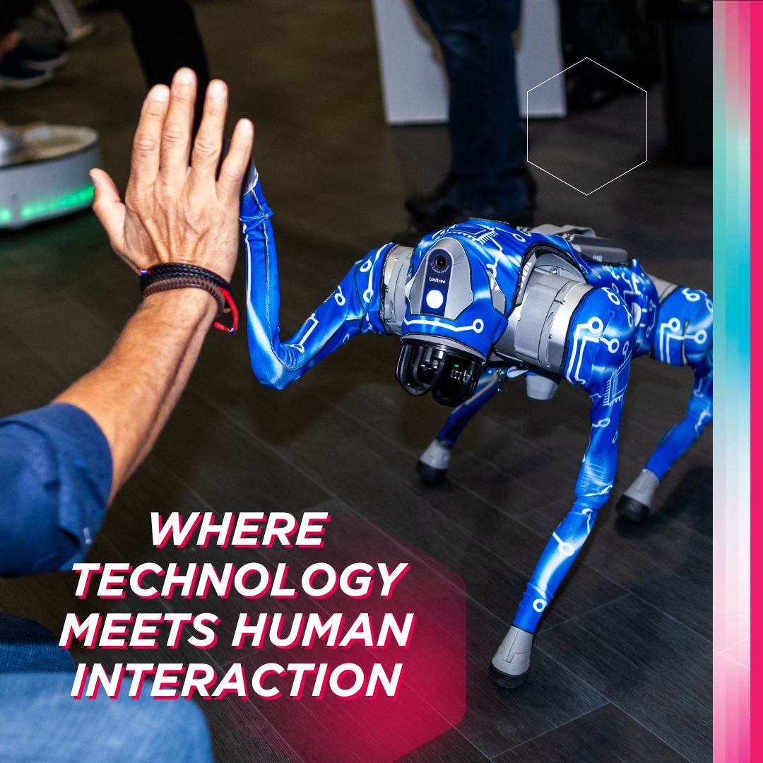 Experience the latest #tech innovations first hand at #eMergeAmericas 2025! 🖐️ 🤖  🐶 
Register ➡️  emergeamericas.com

 #MiamiTech #innovation #entrepreneurs #robots