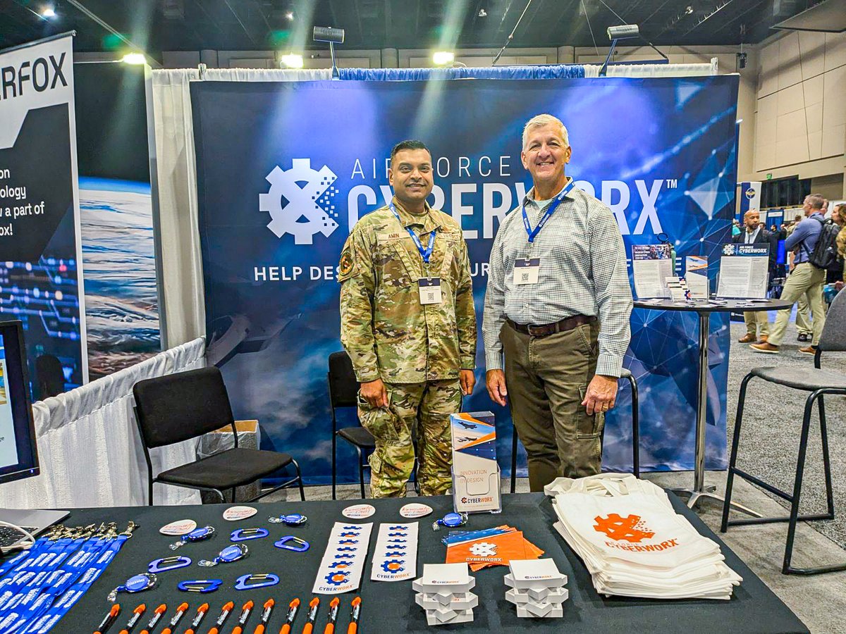 AFCyberWorx's tweet image. We&apos;re at #DAFITC in Montgomery, AL this week with Catalyst Campus! Stop by booth 507 to connect with us and discuss how we can work together to tackle DoD challenges!