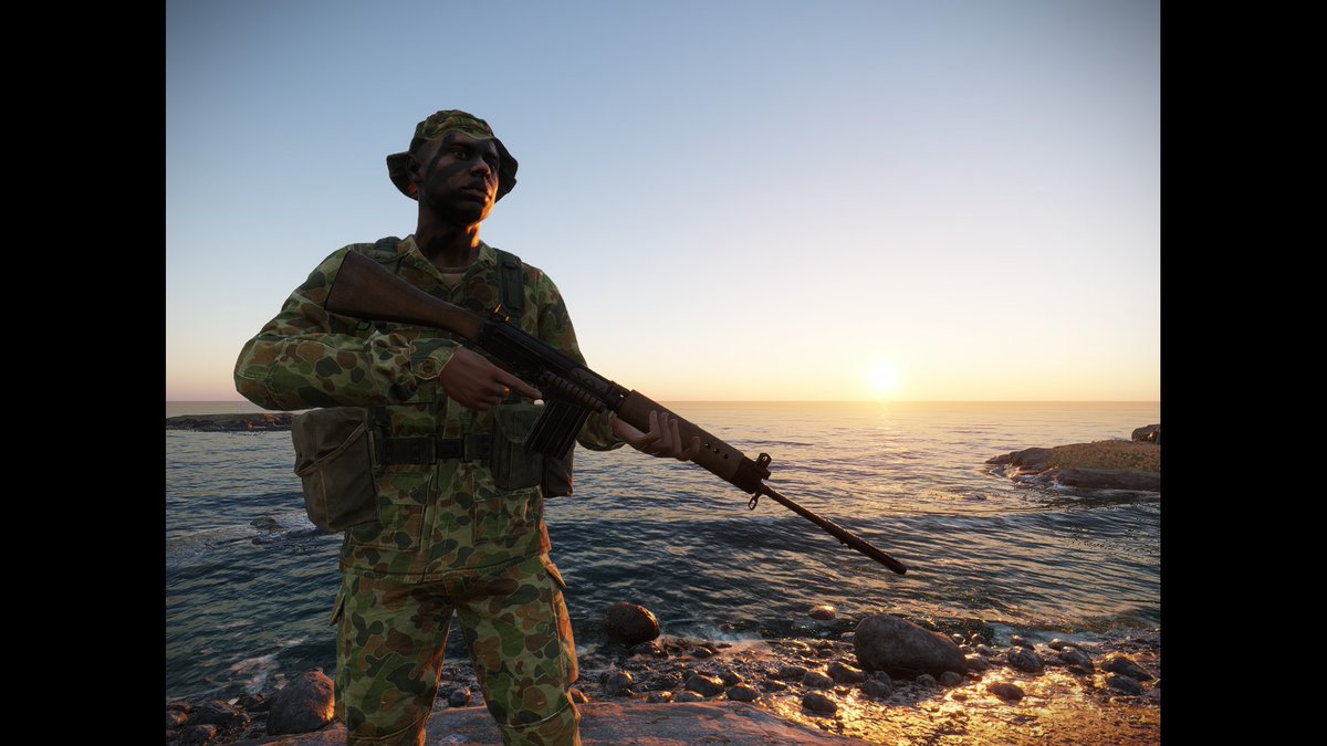 At the going down of the sun, and in the morning...  #Arma #ArmaReforger #Enfusion #ADF #Australia