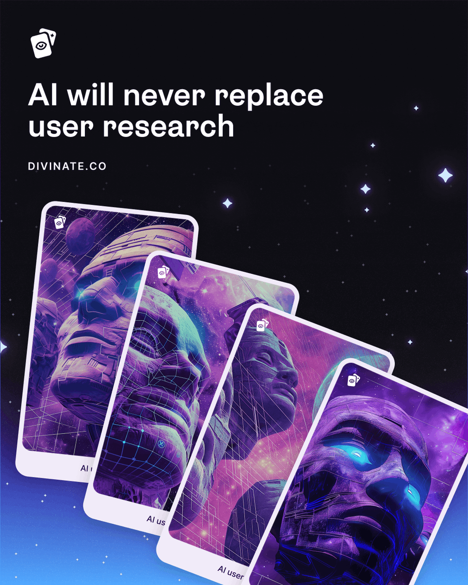 If your hope is that you can talk to AI instead of your customers, you're in for a rough one.

Your competitors are going to be talking to people. Real ones. Let's talk about it.

AI will never replace the essential human element in user research.

While AI can efficiently
