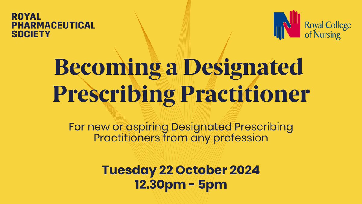 Want to become a DPP? Join our interactive and multidisciplinary event in collaboration with <a href="/theRCN/">The RCN</a> to hear from DPPs and experts across healthcare.

If you are a new DPP, or thinking about becoming this event is for you!

Book your place now: bit.ly/3K4I0AX