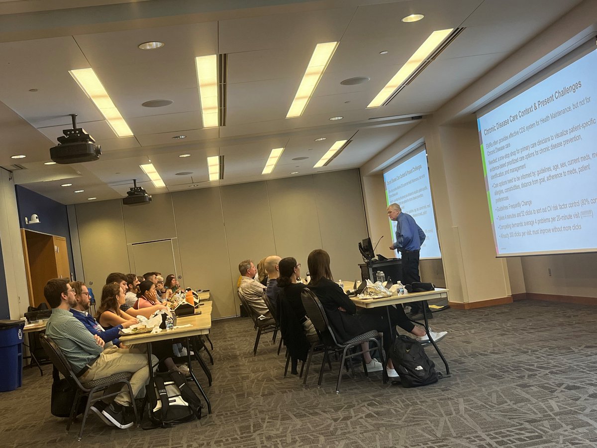 Last week Dr. Patrick O'Connor visited us from Health Partners Institute in Minnesota and gave a talk on Chronic Disease Primary Care Decision Support. Thanks so much for visiting, Pat! #KCMORE #KCDONS