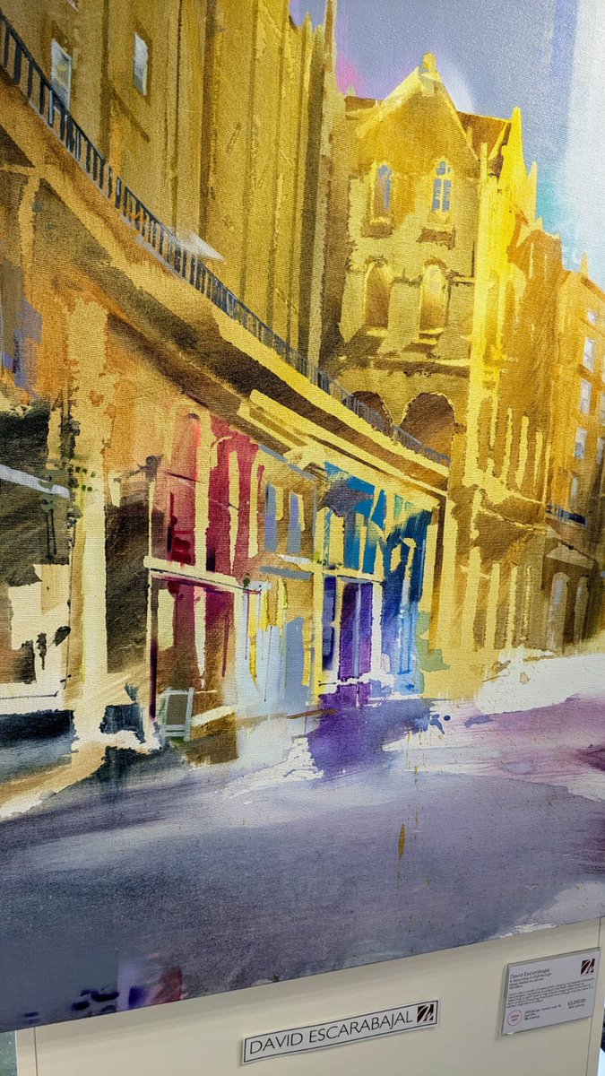 As the Fringe Festival continues it's final week, the colours of the iconicVictoria Street is bursting with energy and creativity. David's artwork captures the essence of Edinburgh's atmosphere, you can almost hear the sound of music and laughter.