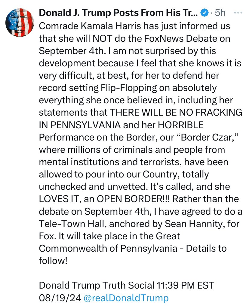 Former prosecutor won’t debate convicted felon..