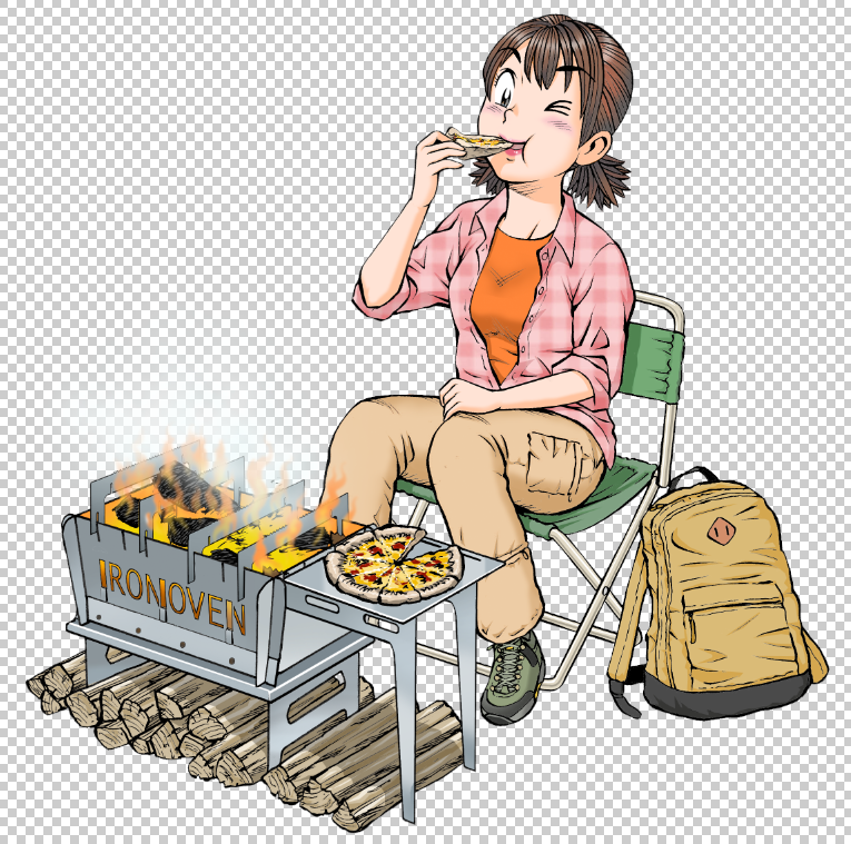 「北海道のA Product(世良鉄工株式会社)さんの商品、IRON OVENの広」|たなかじゅん・漫画家【公式】のイラスト