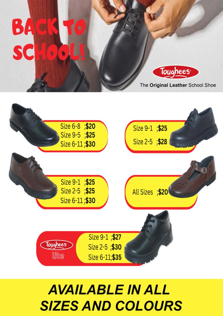 Get them ready for Back-to -school with Bata original leather shoes.
.
Visit your nearest Bata store today.
#Backtoschool #bata #toughlikeyou #Toughees