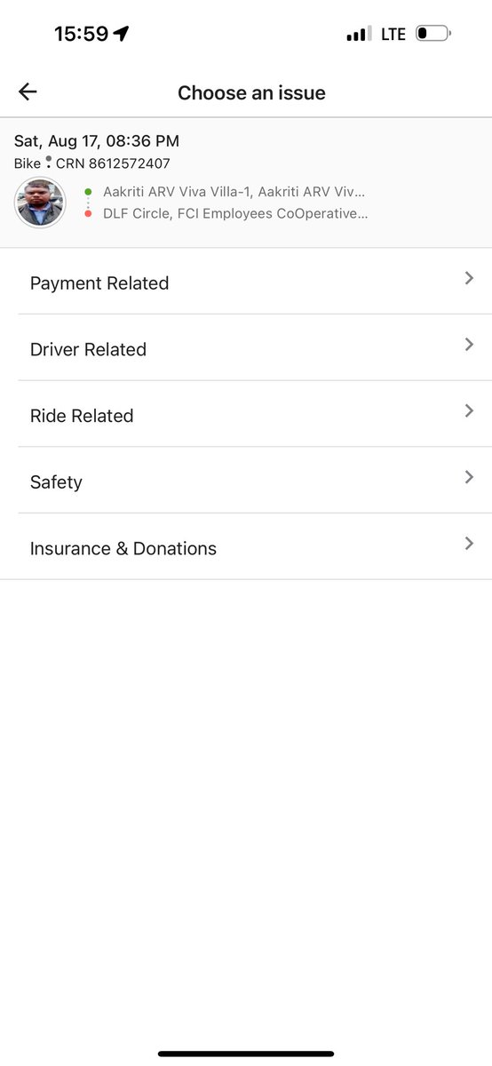 choppala_arnold's tweet photo. I truly regret with the services that @ola_supports @Olacabs I have experienced with my ride with Ola I have shared all the information below.

This driver named Manoj Kumar Ganta, have driven the vehicle in such a way that he it made me deeply uncomfortable. https://t.co/5KAZSG5ZJr