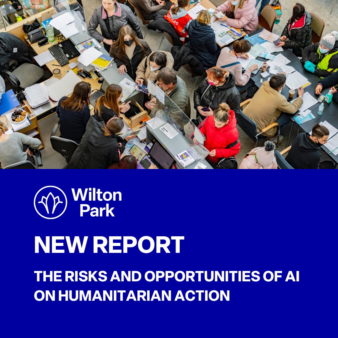 Wilton Park (@wiltonpark) on Twitter photo 💬 'We have a window of opportunity to shape the future trajectory of AI in the humanitarian sector.'
🖊️Our latest report considers how to ensure the use & development of AI is consistent with humanitarian ethics.
🤝 <a href="/FCDOGovUK/">Foreign, Commonwealth & Development Office</a>
🔗wiltonpark.org.uk/reports/the-ri… 💬 'We have a window of opportunity to shape the future trajectory of AI in the humanitarian sector.'
🖊️Our latest report considers how to ensure the use & development of AI is consistent with humanitarian ethics.
🤝 <a href="/FCDOGovUK/">Foreign, Commonwealth & Development Office</a>
🔗wiltonpark.org.uk/reports/the-ri…