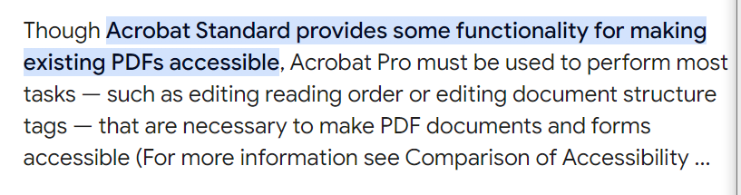 PeskyEscley's tweet photo. @Adobe @AdobeUK Hey you guys, do you hate disabled people? Why would you lock accessibility features behind licenses? That's not nice. Apparently we don't pay you ENOUGH to make documents more accessible to those who struggle in life. https://t.co/08UU3yM8ti