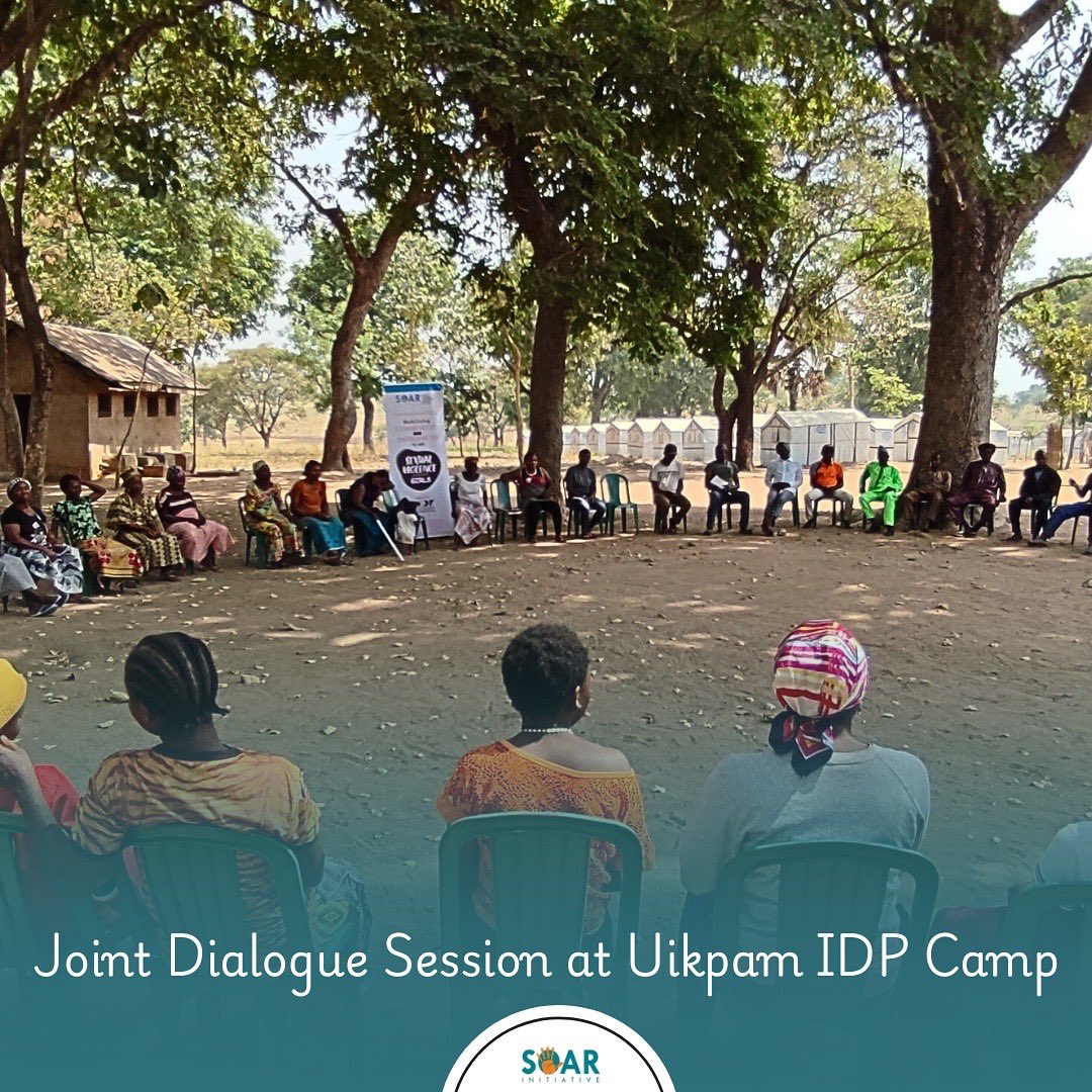 SOARInitiative's tweet photo. Pictures from the  “Mobilizing Communities-in-Emergencies to End Sexual Violence Against Girls in Uikpam IDP Camp &amp; host community in Guma LGA and Anyiin IDP Camp &amp; host community in Logo LGA” funded by the @awdf01

#awdf #endsexualviolence #endsexualassault #saynotochildabuse https://t.co/invu8NpTq7