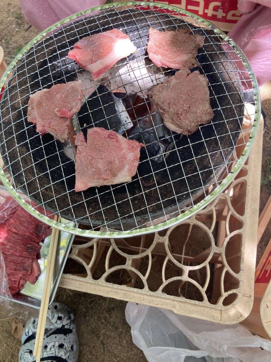 setsuo6235's tweet photo. 日曜のなごみ農産でのバーベキュー。めっちゃ美味かった。
掴み取りもやったり肉ざんまい。
#なごみ農産 https://t.co/e357gTGWsA