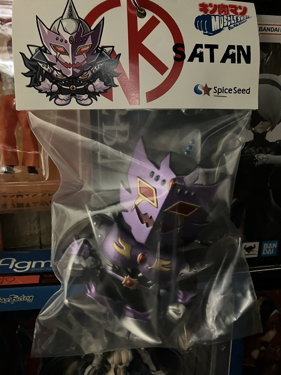 キン肉マンの原画展行ってきた!
めっちゃ疲れたけどたのしかった〜
サタンのソフビも買った 