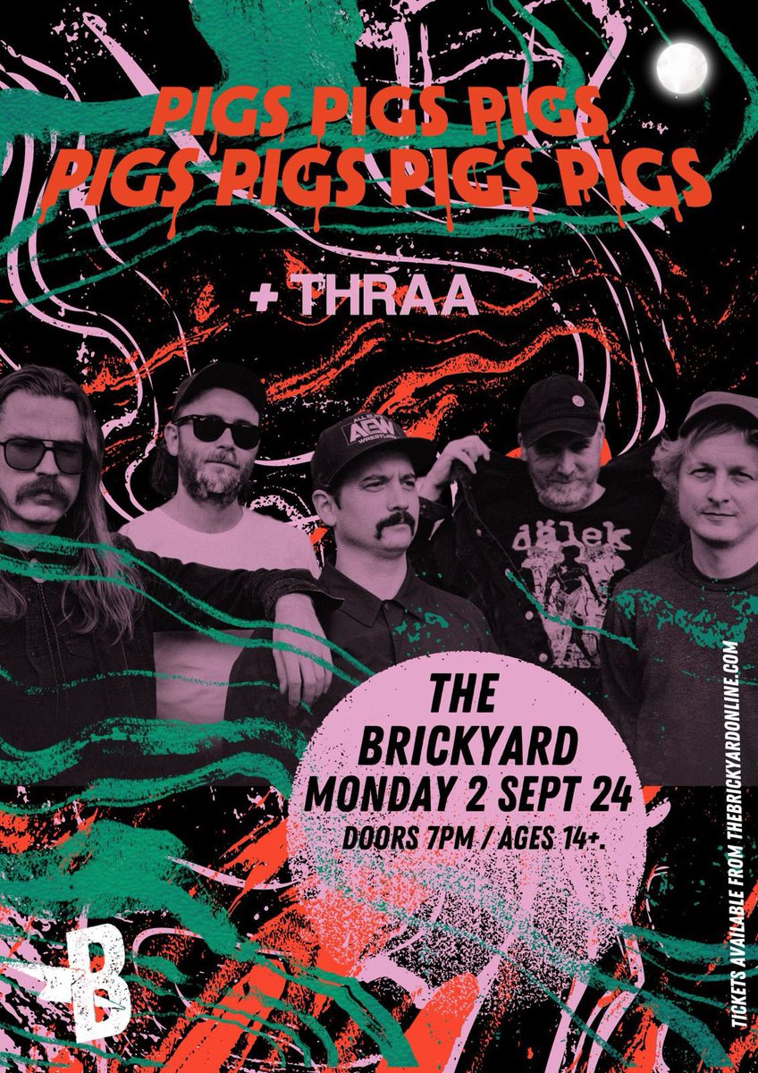 We’re stoked to have the mesmerising <a href="/thraaband/">Thraa</a> opening for us at <a href="/The_Brickyard/">The Brickyard</a> in Carlisle on September 2nd! 🖤🙏🏼. Only a few tickets remaining for this one, not to be missed. 

x