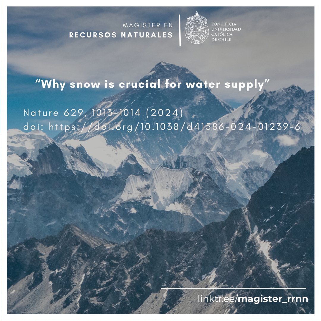 🌨️ Un estudio revela que la disminución constante de la nieve está alterando los flujos de agua, aumentando el riesgo de sequías e inundaciones. 
🚨Es crucial mejorar la gestión del agua y actuar ya para evitar una crisis hídrica a nivel de cuencas.