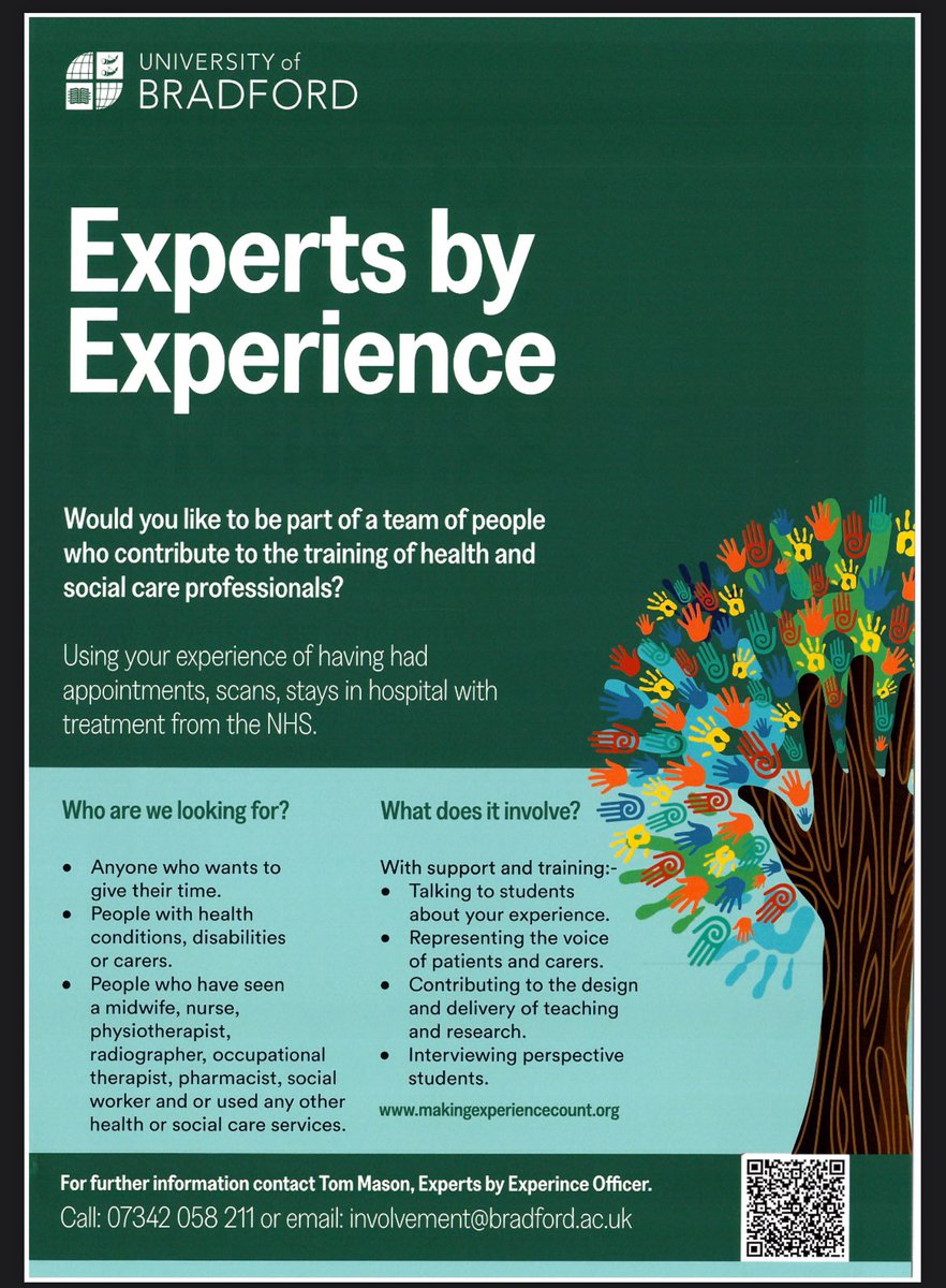 Please share in local networks. We care deeply about lived/living experience