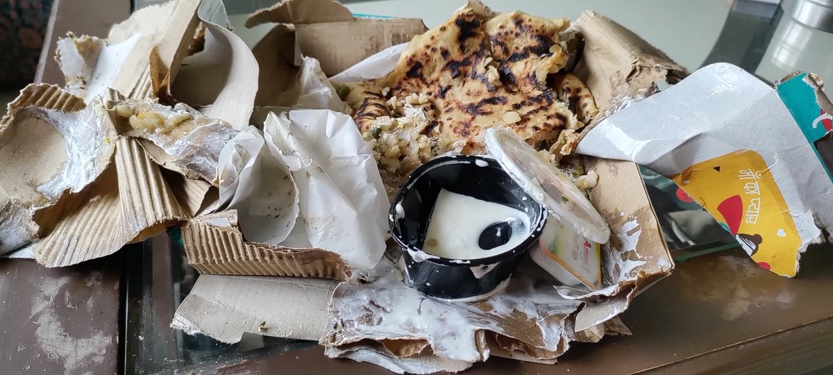 PreetiShail's tweet photo. @zomatocare I'd ordered many times on zomato but this one is worst. Never expected this bad. Items are missing. Packaging are damaged. https://t.co/7UbxEvnabf