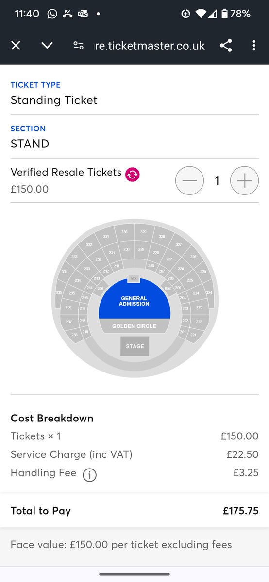 I absolutely love <a href="/blink182/">blink-182</a> I've already seen you a couple of times in Glasgow but I'm sorry I'm not paying £175. I saw <a href="/springsteen/">Bruce Springsteen</a> and <a href="/PaulSimonMusic/">Paul Simon</a> combined for less. I saw <a href="/GreenDay/">Green Day</a> recently for at least half that price. It's an absolute joke.

#ticketprice #blink182