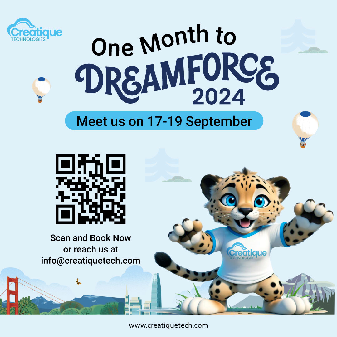 creatiquetech's tweet image. 📅 Counting down the days to Dreamforce 2024! 🌟 Meet Creatique Technologies in San Francisco from September 17-19. Scan the QR code to book your spot and join us in exploring the future of technology! 🚀
#Dreamforce2024 #CreatiqueTech #TechInnovation