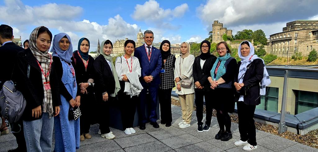 Sabir Zazai 🧡 (@sabir_zazai) on Twitter photo Even the sun came out to greet the 20 female medical students that arrived in Scotland from Afghanistan, thanks to the efforts of <a href="/LindaFoundation/">LindaNorgroveFoundation</a> and Scottish universities. Through their forthcoming achievements, the girls will prove the Taliban ban on education very wrong. Even the sun came out to greet the 20 female medical students that arrived in Scotland from Afghanistan, thanks to the efforts of <a href="/LindaFoundation/">LindaNorgroveFoundation</a> and Scottish universities. Through their forthcoming achievements, the girls will prove the Taliban ban on education very wrong.