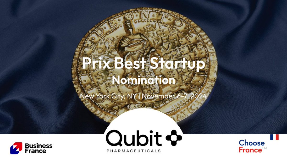 <a href="/qubit_pharma/">Qubit Pharmaceuticals</a> nominated for "Best Start-Up 2024" award by #PrixGalien USA hubs.li/Q02LGYMl0 #DrugCandidates #Pharmaceuticala #Healthcare