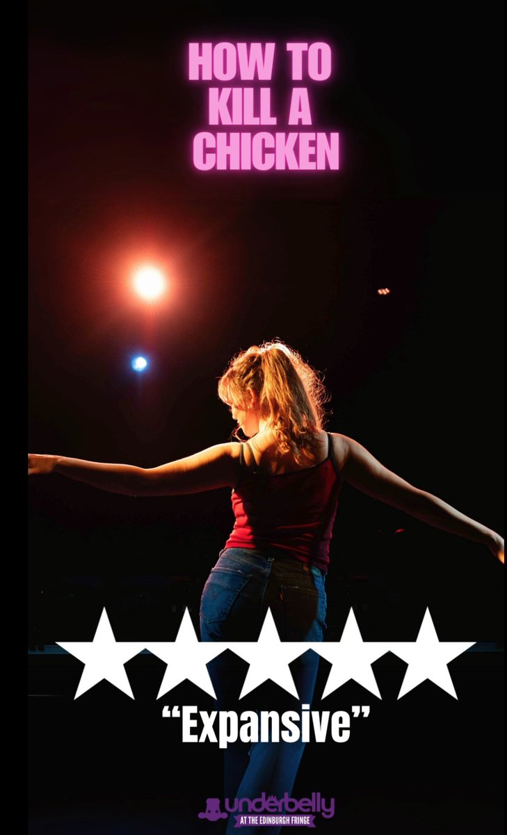 How To Kill a Chicken (@h2killachicken) on Twitter photo LAST WEEK of the <a href="/edfringe/">Edinburgh Festival Fringe</a>
We are ready to make you dream!
Join us for the last performances at <a href="/FollowTheCow/">Underbelly Edinburgh</a>
Bristo Square 7.15pm
"as daring as it is imaginative" ⭐️⭐️⭐️⭐️⭐️ LAST WEEK of the <a href="/edfringe/">Edinburgh Festival Fringe</a>
We are ready to make you dream!
Join us for the last performances at <a href="/FollowTheCow/">Underbelly Edinburgh</a>
Bristo Square 7.15pm
"as daring as it is imaginative" ⭐️⭐️⭐️⭐️⭐️