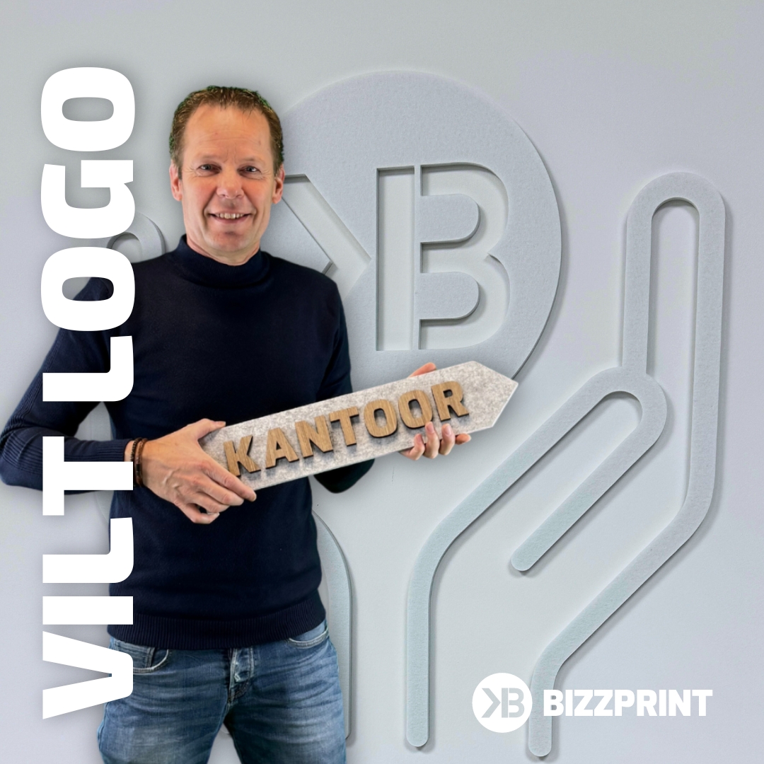 KBizzprint's tweet image. Voorbeeld van de toepassing van PET-vilt voor een beeldmerk. Hier is gekozen voor wit vilt op een witte wand. Ton sur ton waardoor het subtiel is maar toch opvallend. Meer weten over de mogelijkheden? We hebben er een speciale website voor gemaakt: viltletters.nl