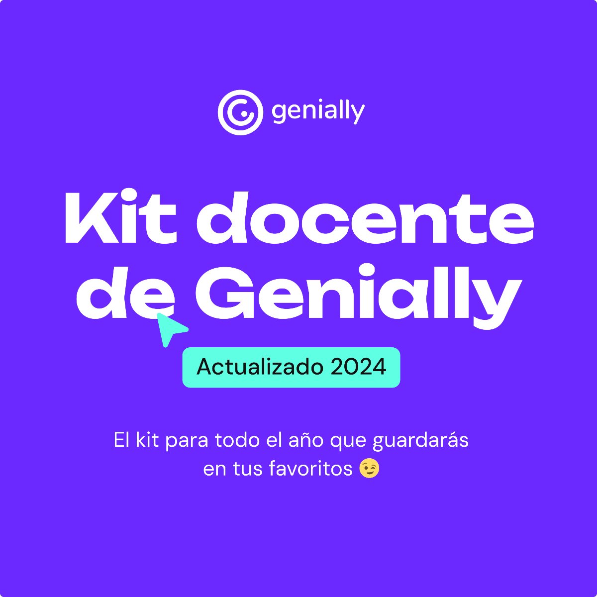 Convierte tus clases en una experiencia motivadora🤩

Este es el kit de Genially para docentes ¡actualizado! Contiene plantillas, recursos e ideas para tu clase.
🧰 De 0 a 16 años: view.genially.com/668f7fca726415… 
🧰 De 17 a ∞: view.genially.com/668e767c81d6ee… 

#Genially #vueltaalcole