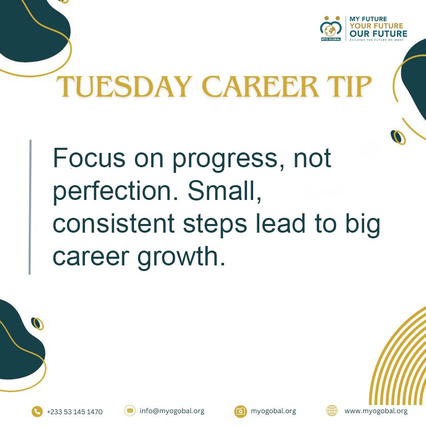 Progress over Perfection

#tuesdaycareertips #myoglobal