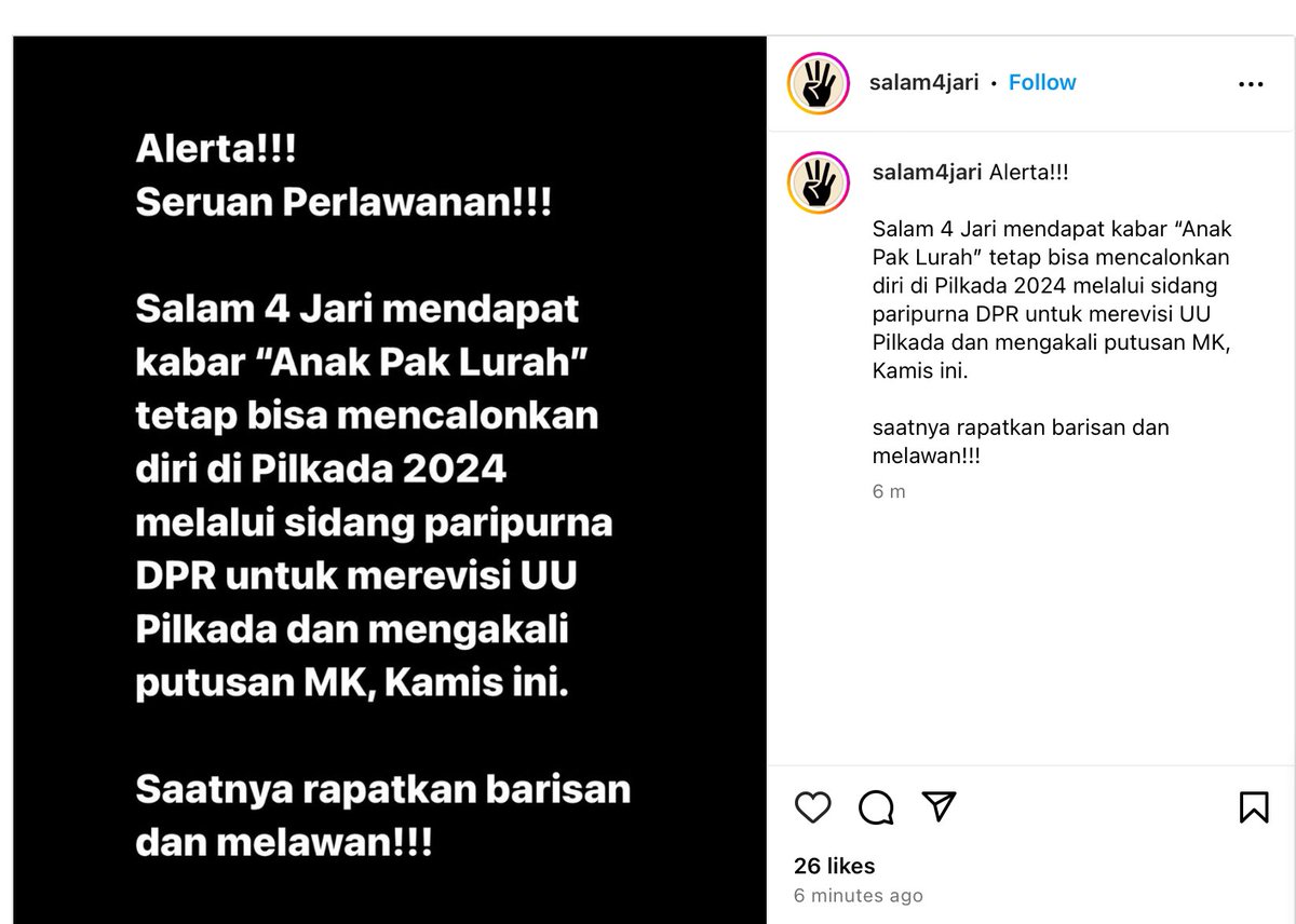 HerryDharmawan's tweet photo. Alerta.. Alerta 🚨 https://t.co/NplROdkYON