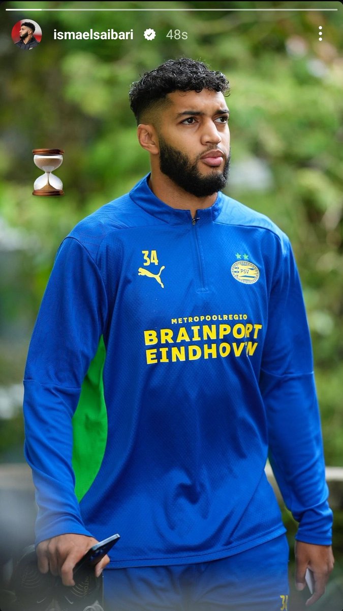 Ismaël Saibari zojuist op Instagram 👇

Zal hij bij #Almere - #PSV er weer bij zijn?