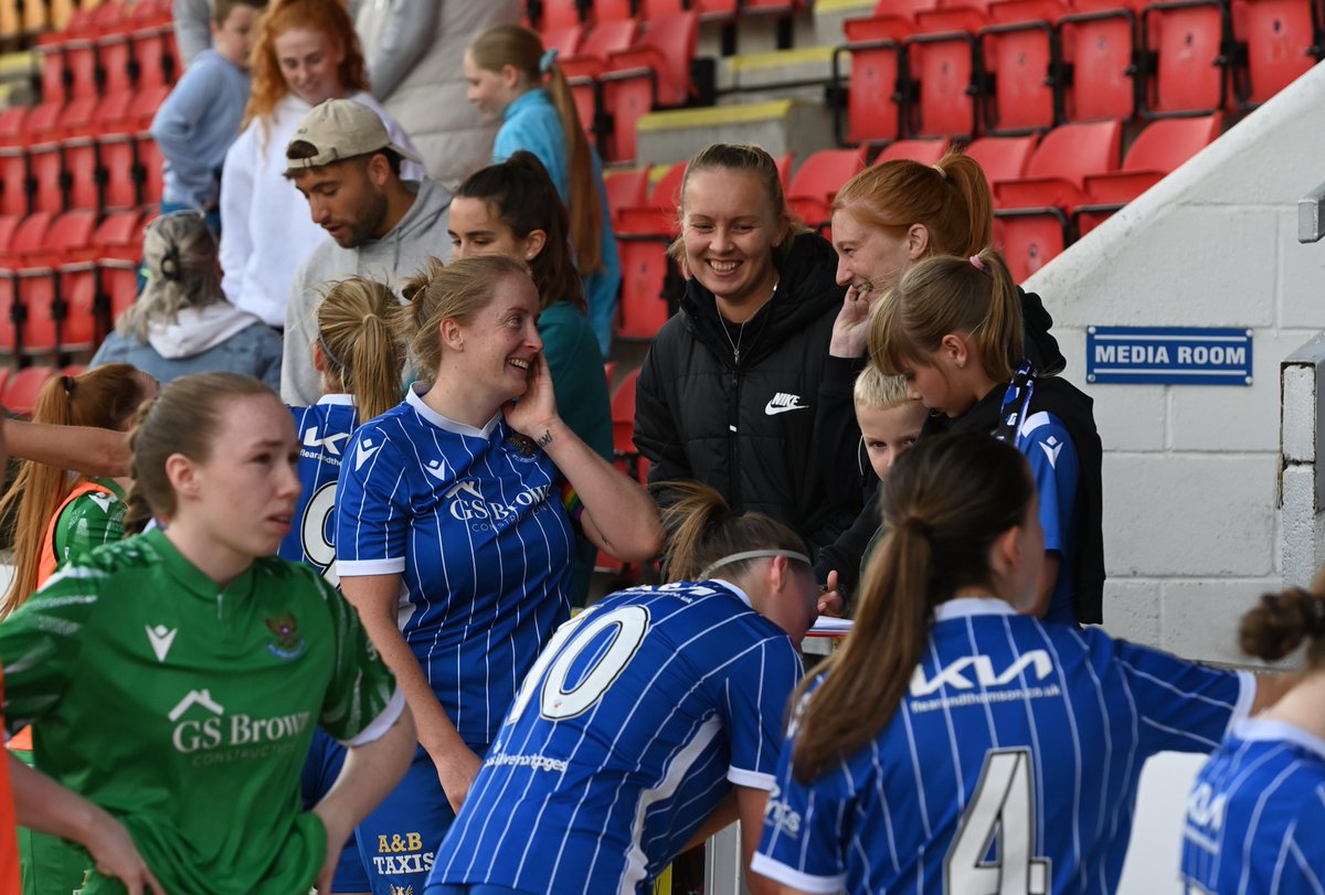 stjwfc's tweet photo. 🔵It was great to see such a sizeable support at McDiarmid on Sunday. 

We hope to see some of you back this Sunday when we welcome Kilmarnock to Riverside with a 1pm kick off. https://t.co/s68dVNjPd1