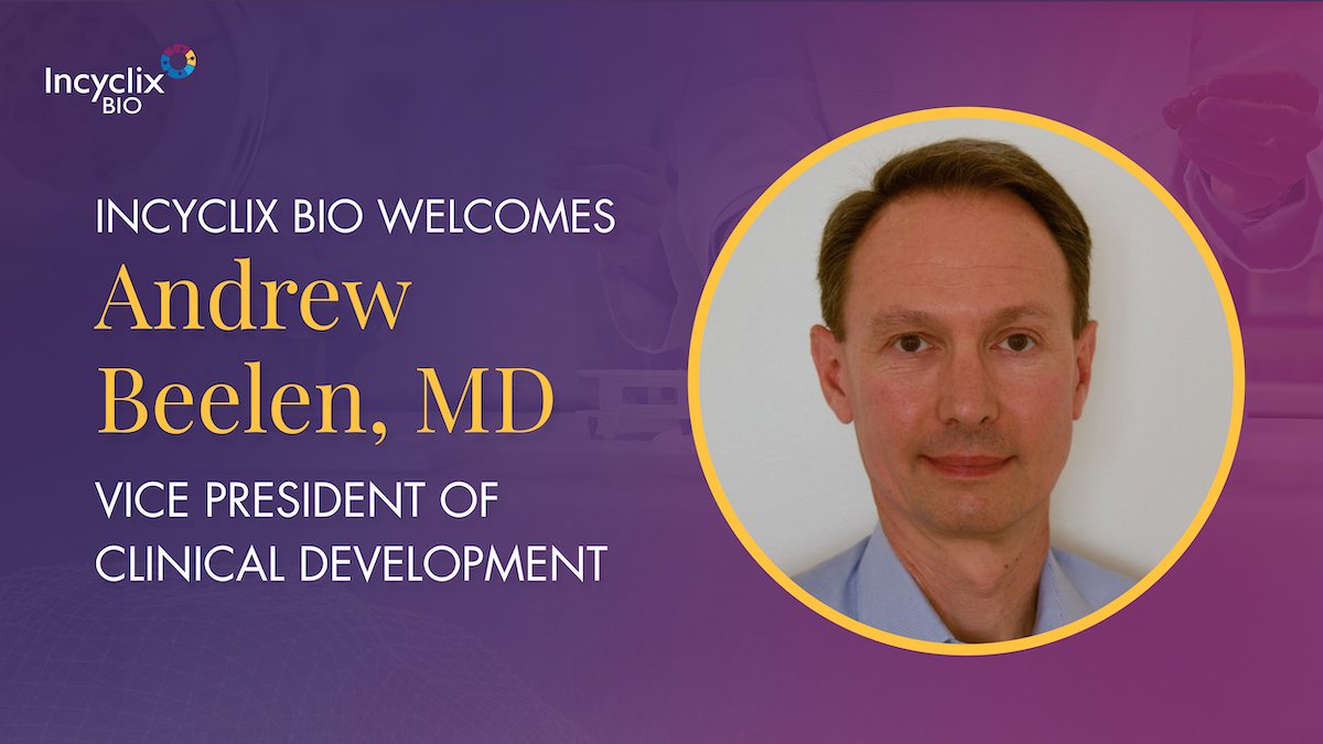 We’re delighted to welcome Andrew Beelen, MD, to Incyclix as our VP of Clinical Development. He brings a wealth of experience and expertise in #CDK inhibitor development and will play a pivotal role in progressing the clinical development of INX-315. incyclixbio.com/news_releases/…