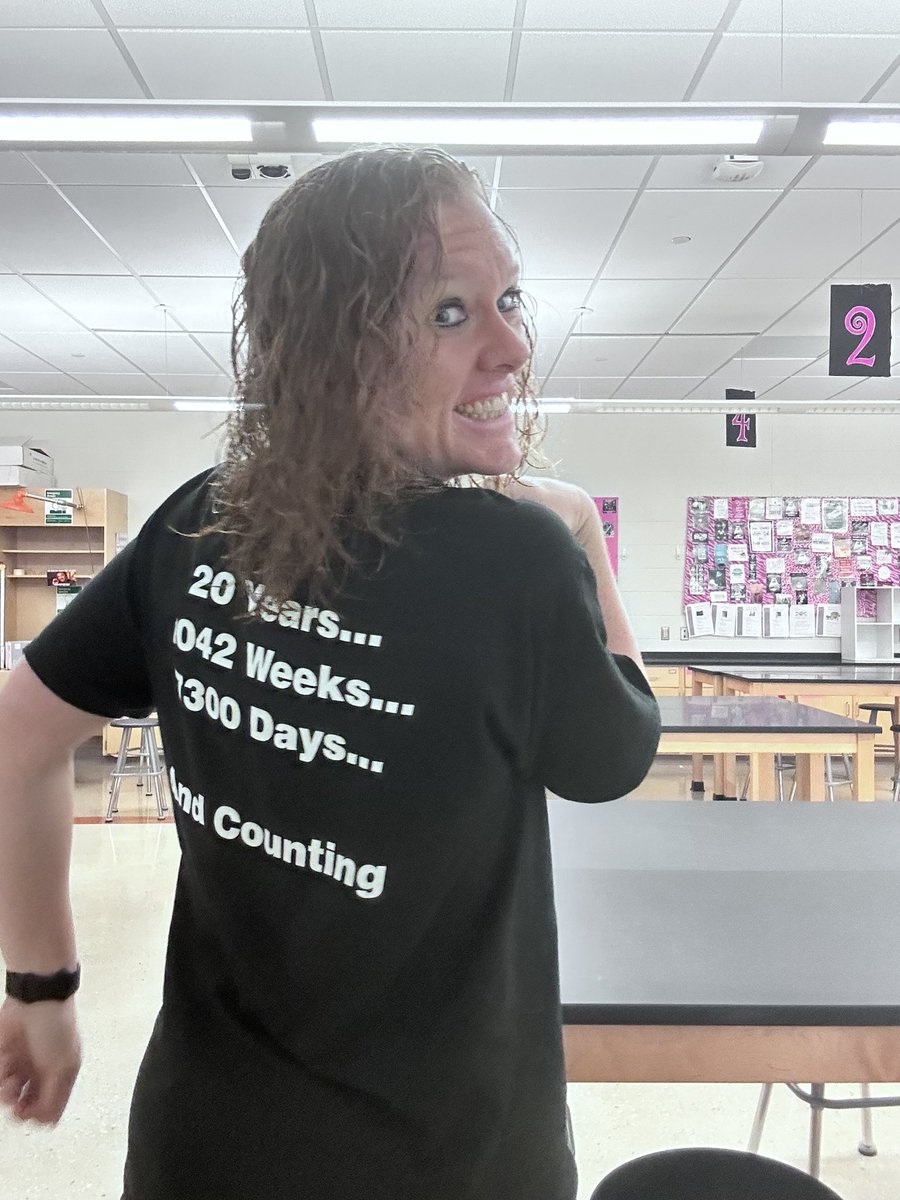 Proud and grateful to be wearing this &amp; what it represents. Proud of how far I’ve come and what I do in my classroom and for NASD community.  So grateful for colleagues and administration who challenge me, support me, inspire, and value me! Proud to be a #kkidpride #kkidsinspire