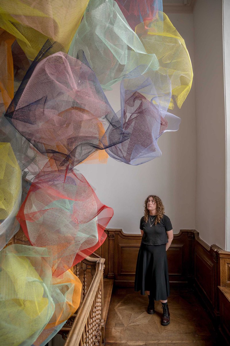 Fancy a daytrip to #Chichester this summer?

Visit <a href="/PallantGallery/">Pallant House Gallery</a> to see <a href="/RanaBegumStudio/">Rana Begum</a>'s installation ‘No.1367 Mesh’ in the gallery's historic stairwell.⁠ Until July 2026⁠.

#daytrippers #daytrip #discoveruk #exhibitions #exploreart #SouthCoast