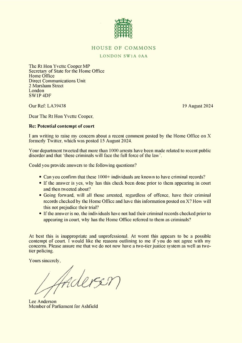 Lee Anderson MP tweet media