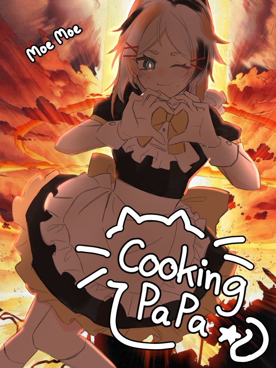 Temari_OMTK's tweet photo. "Cooking PaPa  ยินดีต้อนรับ"

*อ่านสคริปต์อีกรอบ*

" ห๊าา! ที่ตกลงกันไว้ไม่ใช่แบบนี้นี่ เห้ยเดี๋ยวก่อー บ้าเอ้ย..."

"ทุกคนーมาเข้าชมรมกันเยอะๆนะเห้ย"

"ม..โมเอะ โมเอะ...บ บ"

"บึ้ม!!?"

/ฝืนยิ้มสุดชีวิต จริงใจสุดๆ😔

Doc บังหน้า :  https://t.co/121M91HPPz https://t.co/hKjK15iFIS