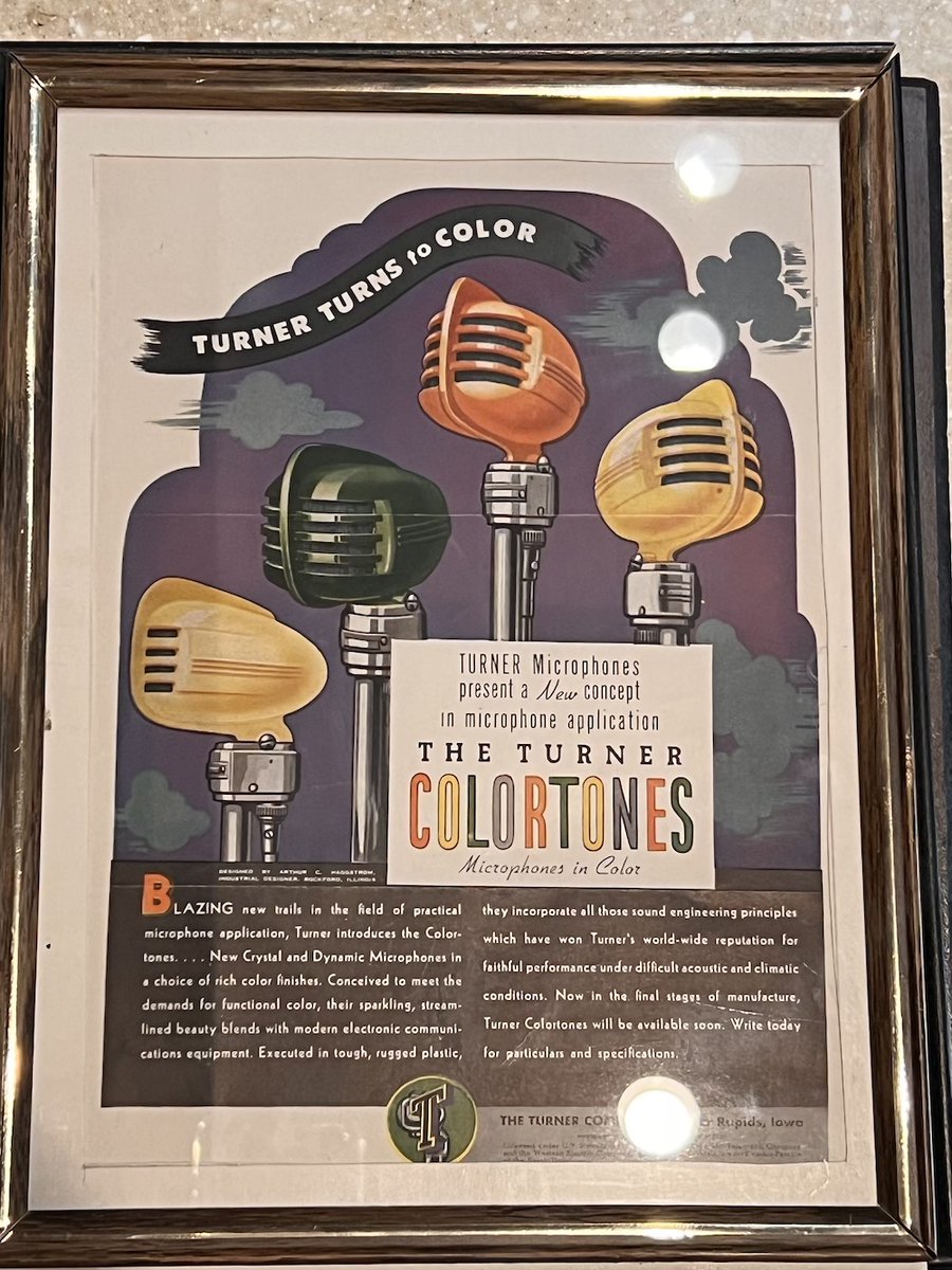 SylviaMassy's tweet photo. Chris and I have been working for years on the Vintage Mic Book and it is very close to being finished. Unfortunately we have not found one of these Turner Colortone mics yet. Anybody have one? #missingmic #turnercolortone https://t.co/2Cv5IOAh7R https://t.co/IjVbO4uyiW