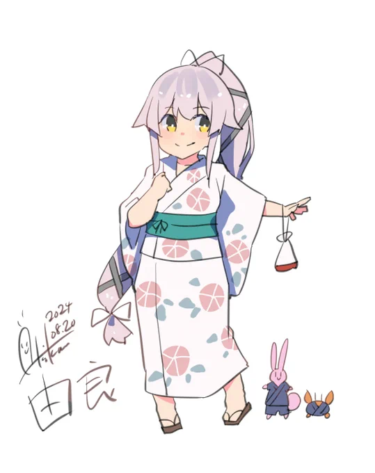 由良『由良のいいとこ、見せちゃおうかな!』#艦これ #由良#艦これ版深夜の真剣お絵描き60分一本勝負#艦これ版真剣お絵描き60分一本勝負_20240820 