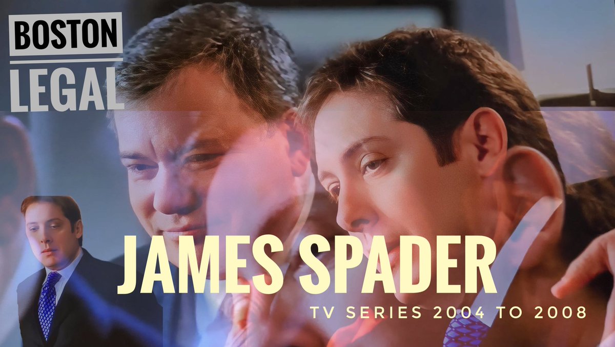 من شاهد مسلسل
 Black list
 للممثل    
#james_Spader
انصحه يشاهد مسلسله 
#Boston_legal
انتج عام ٢٠٠٤ إلى ٢٠٠٨
اقيمه ١٠/١٠
دوره هنا محامي بشركة محاماة