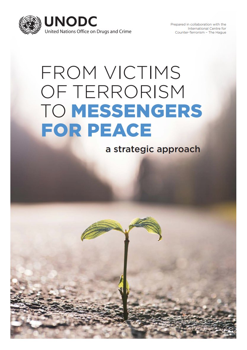 Across the world, #VictimsofTerrorism turn personal tragedies into collective strength, becoming messengers for peace. 📢🕊️

UNODC launched a manual on the role of victims of terrorism in reducing violent extremism and terrorism.🌱

Read our manual here➡️shorturl.at/K1hOJ