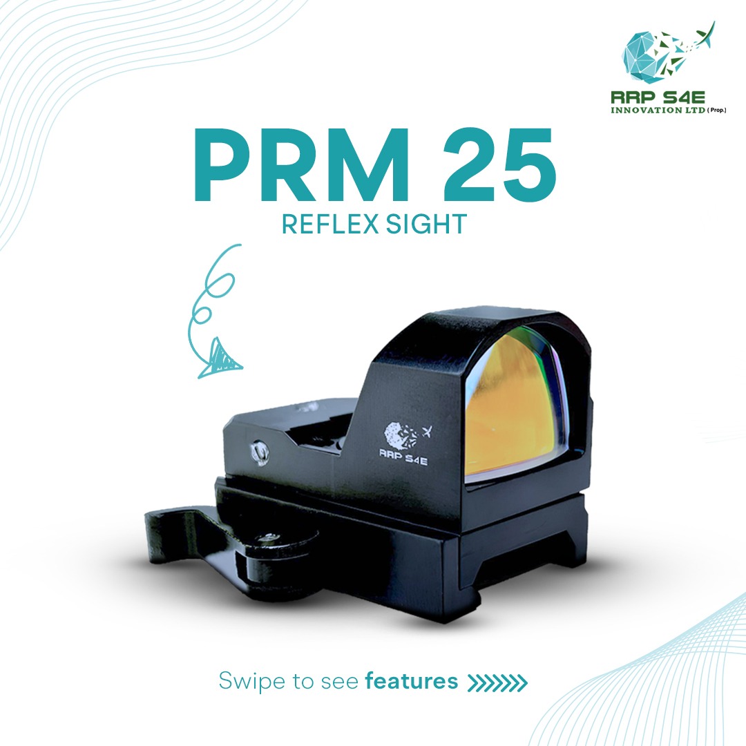 RRPS4E's tweet image. Precision meets durability! Our lightweight reflex sight, designed for rapid target acquisition, ensures you&apos;re ready for any situation. 
 #TacticalGear #ReflexSight #PrecisionShooting #InnovationInSight #S4EInnovation #innovation #innovationforsafety #securitydrones