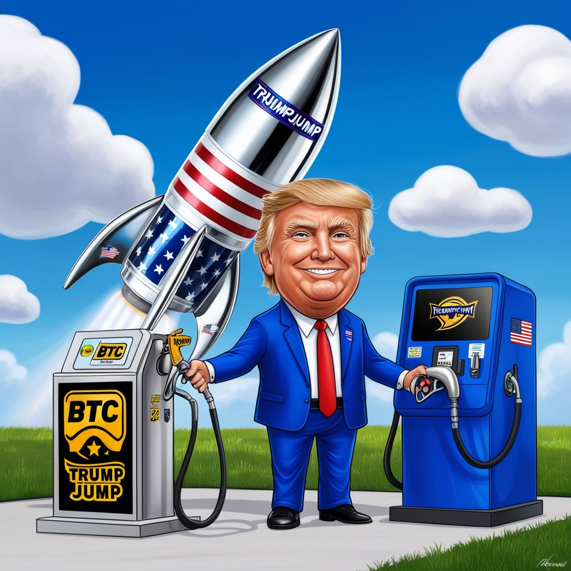 crypto_bino's tweet photo. "Fuel Up and Jump Higher! Trump’s Rocket is Ready—Can You Handle the Boost? 🚀 #TrumpJump #FuelTheFire #RocketToVictory" https://t.co/MBnseTUnYx