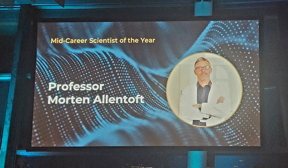 We’d like to congratulate Prof Morten Allentoft winning the 2024 Premier's Mid-Career #Scientist of the Year 🏅🏆 A great recognition for your #awesome contributions to #science ! 🧬 <a href="/Curtin_TrEnD/">TrEnD Lab</a>  #eDNA Frontiers <a href="/CurtinEandA/">Curtin MLS</a>