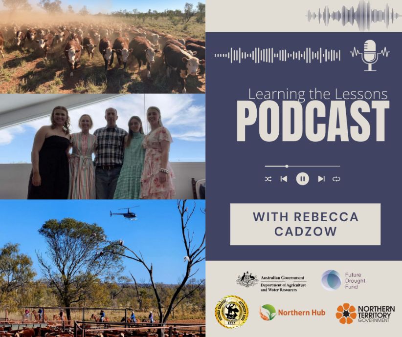 FutureBeef's tweet image. 🎙 Have you heard? 🎙

#NorthernTerritoryCattlemen'sAssociation introduced a 3-part series - #LearningtheLessons’ project showcasing Central Australian #pastoralists on managing beef enterprises in variable climates.

Listen here 👉 bit.ly/3SnpKYk

@NorthernHub_au