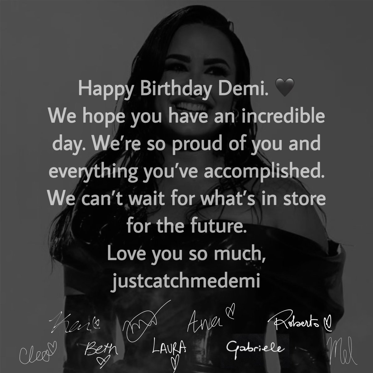 Happy Birthday Demi @ddlovato ❤️, image size:1200x1200