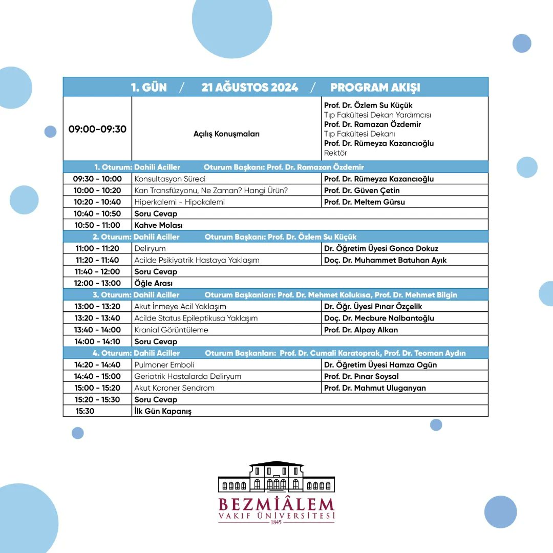 bezmialemtip's tweet photo. Ben İntörn Oldum 2024
🗓️21-22 Ağustos 2024
⏰09.00-15.30
📍Erich Frank Konferans Salonu https://t.co/UV9evo7G3r