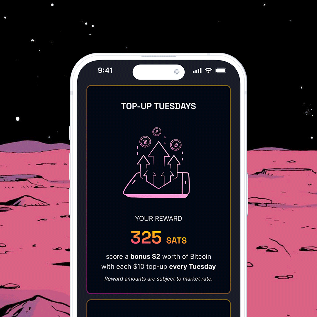 bitbackau's tweet photo. 💥 Top Up Tuesdays is here! 🚀 Get a $2 bonus when you top up your BitBack Bitcoin balance with just $10. That's a whopping 20% reward 🏆. It’s that simple! Don’t miss out—boost your balance today! #TopUpTuesday #Bitcoin #BitBack https://t.co/XkocVTCrea