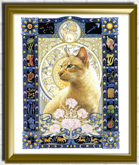 IvyandEva's tweet photo. Large Vintage Cat Print by Lesley Anne Ivory, Unframed Horoscope Print, Sagittarius, Zodiac Star Sign, Astrology, Cat Lover Gift, Blue Decor https://t.co/J1lYDTqmYf via @Etsy #etsystore #etsy #catlovers #catprint #cat #horoscope #zodiac https://t.co/5osaL0QXKM