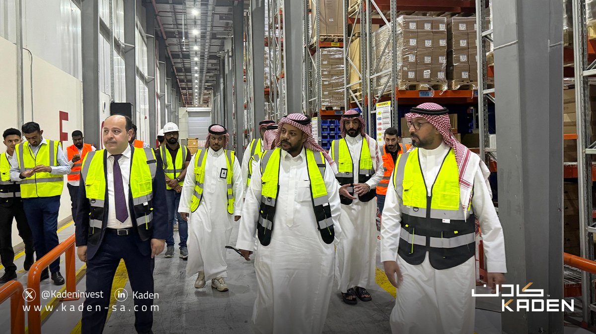 KadenInvest's tweet photo. سررنا بإستضافة منسوبي وزارة البلديات والإسكان، برئاسة سعادة الأستاذ خالد الحمودي، مدير عام إدارة الشركات البلدية، والأستاذ ثامر العقيل، مدير وحدة تطوير الأعمال، لزيارة مشروع "ذا لوجستيك بارك" واطلاعهم على الخدمات والحلول اللوجستية التي يقدمها المشروع. كما كان في استقبالهم الرئيس التنفيذي للقطاع التجاري وإدارة الأصول، الأستاذ حمد الهندي، وعدد من أفراد فريق #كادن